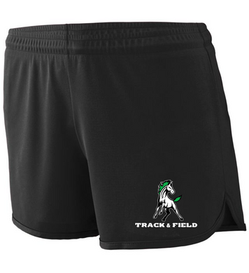 LADIES ACCELERATE SHORTS - GREEN RUN TRACK AND FIELD