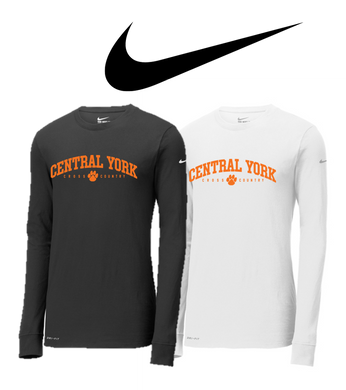 Adult Nike Dri-FIT Long Sleeve - Central York XC