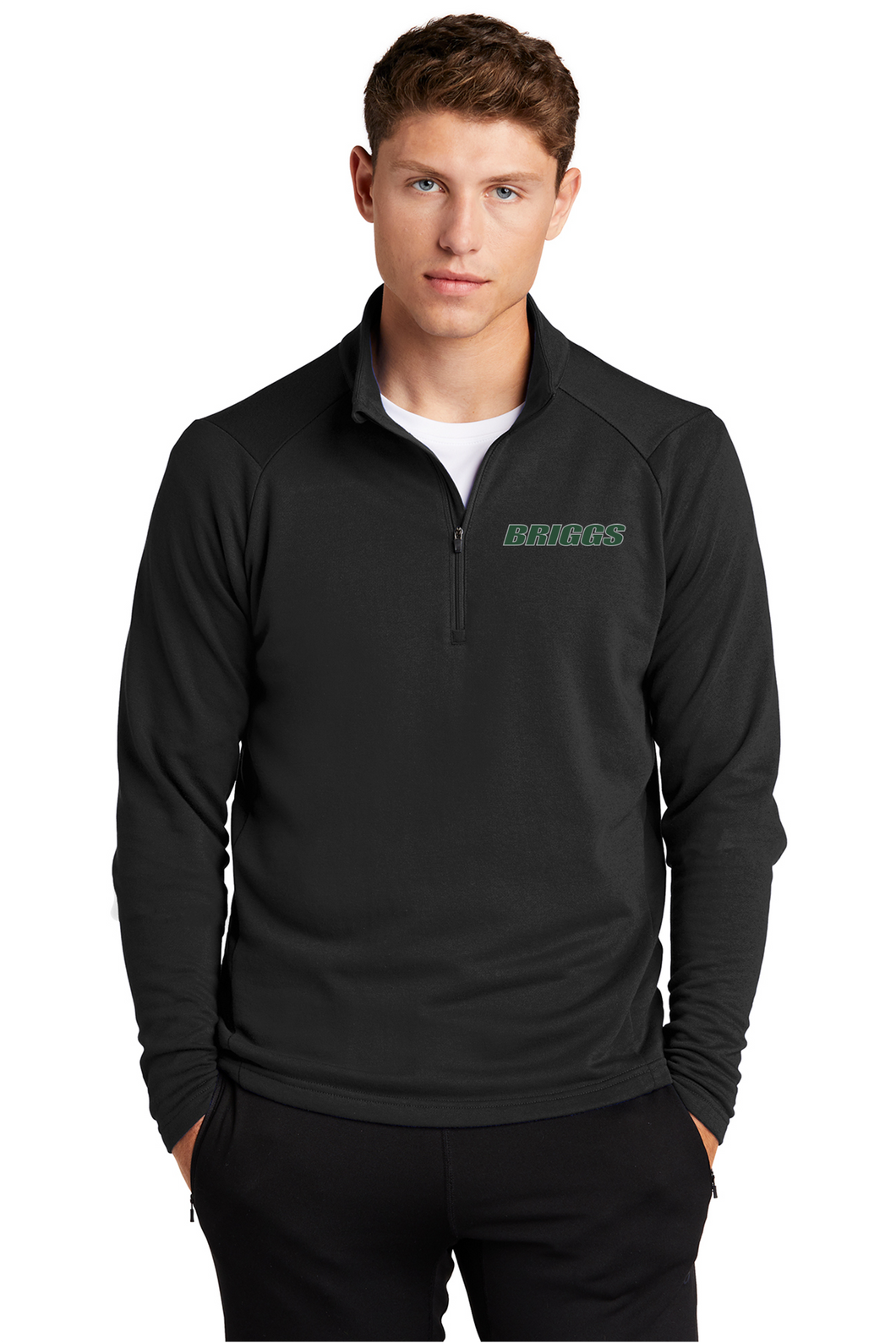 *Lightweight French Terry 1/4-Zip Pullover - Briggs Elementary