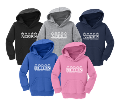 TODDLER Pullover Hooded Sweatshirt - Acorn School